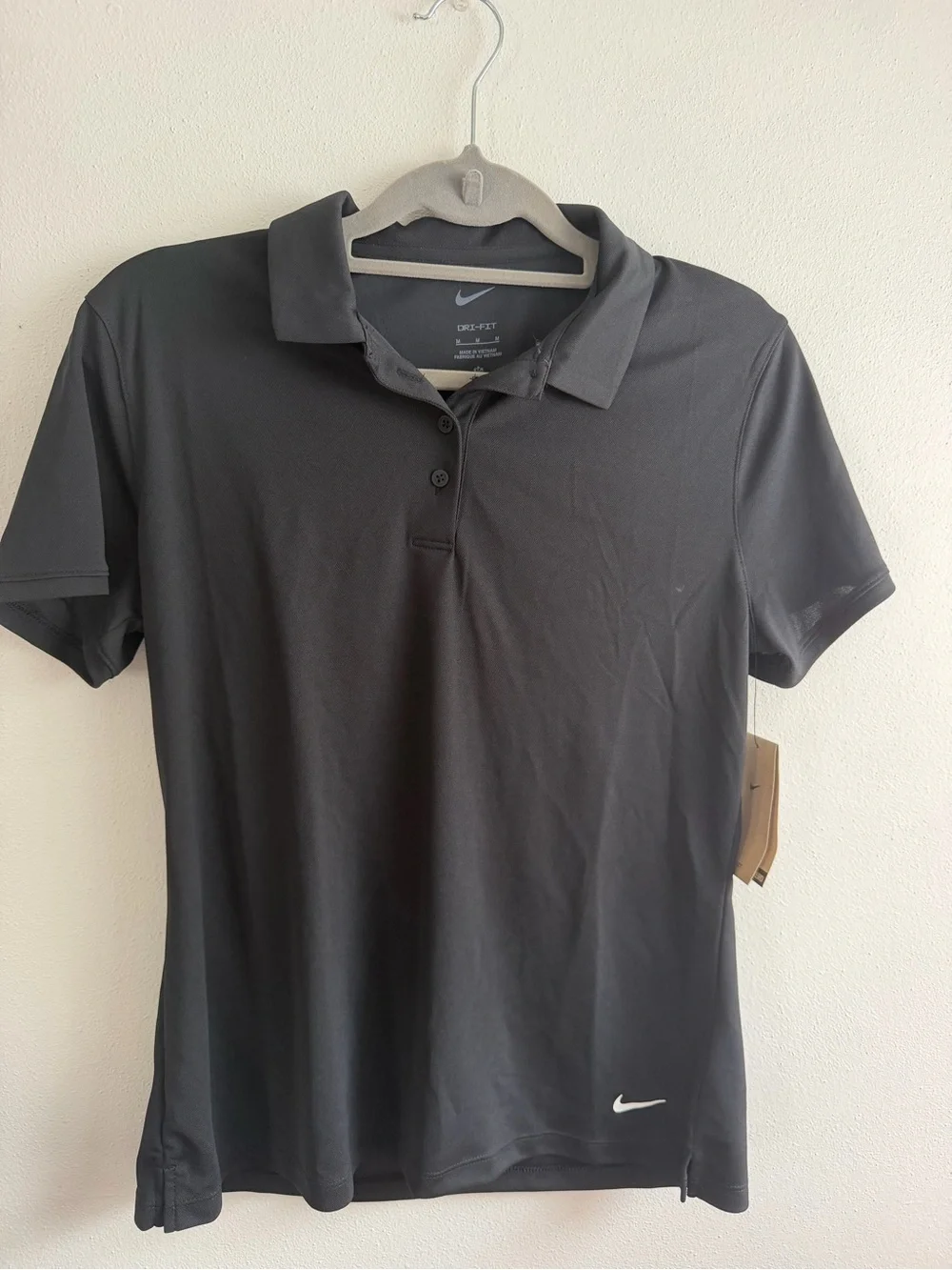 Nike women’s golf Black sheer Polo Shirt
